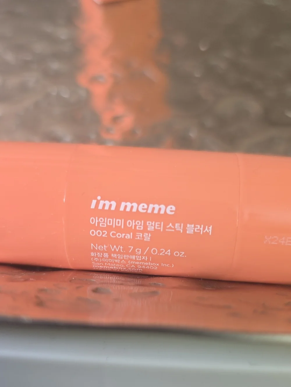 I'm Meme Multi Stick Blusher - Coral, NWT